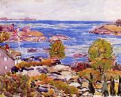 莫里斯 巴西 加斯特 : House with Flag in the Cove